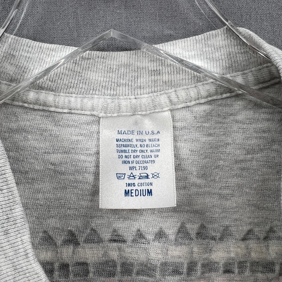 Vintage 90s JIMMY'Z JIMMY Z Surf Skate T-Shirt Mens Medium Gray Single Stitch - Picture 7 of 11